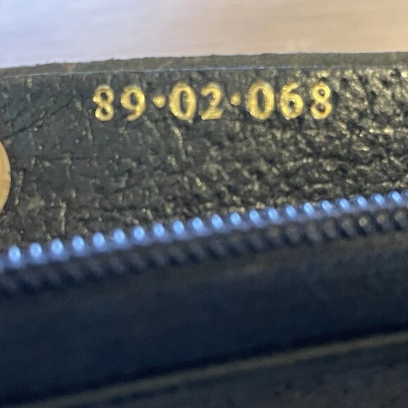 VTG GUCCI PVC Leather GG Supreme Crossbody Shoulder Bag Black Serial 89-02-068 - Picture 4 of 13